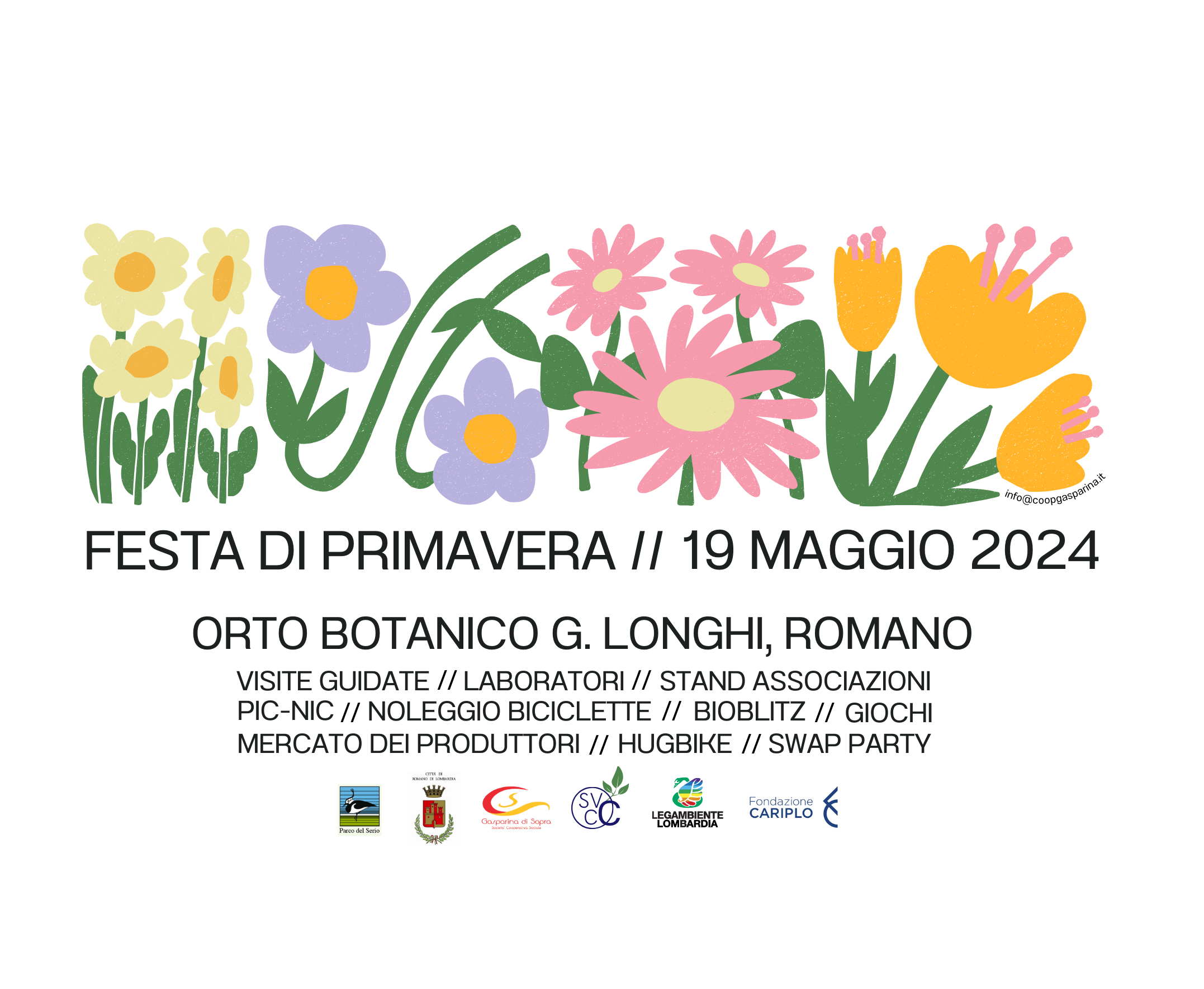 Domenica 19 maggio l'Orto Botanico di Romano si animerà con viste guidate, laboratori, noleggio biciclette, pic-nic, e tante attività all'insegna della sostenibilità.
